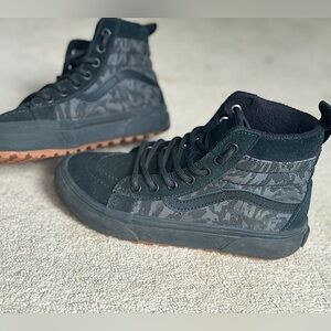 COPY - Kids 1.5 Vans Off The Wall Sk8-Hi MTE Black Grey Camo shoes